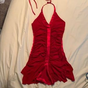 Jessica McClintock short Formal halter dress